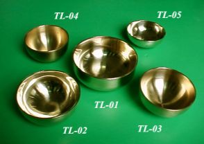 brass singing bowl, Copper Bells, meditation gong